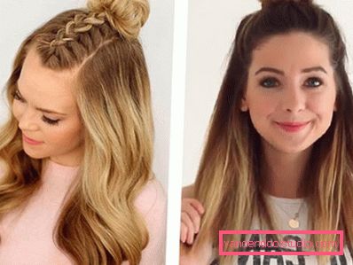 acconciatura con capelli lunghi e fluenti Acconciature ciambella alta e bassa su capelli lunghi
