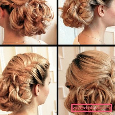 Acconciature ciambella alta e bassa su capelli lunghi