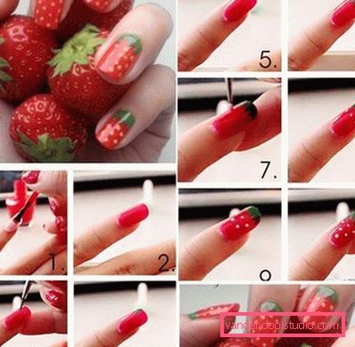 passo dopo passo creazione di manicure alla fragola fresca passo dopo passo creazione di manicure alla fragola fresca