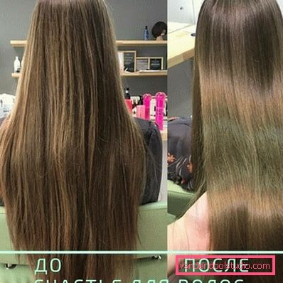 Felicità per i capelli di Lebel - una procedura professionale per il recupero