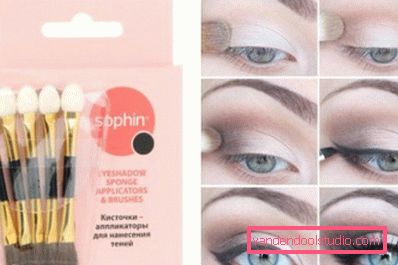 applicare le ombre con un applicatore applicare le ombre con un applicatore