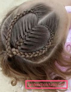 Belle trecce per ragazze Trecce intrecciate diverse per le ragazze a passi