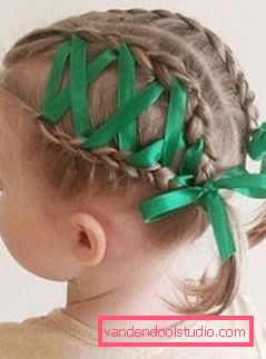 Belle trecce per ragazze Trecce intrecciate diverse per le ragazze a passi