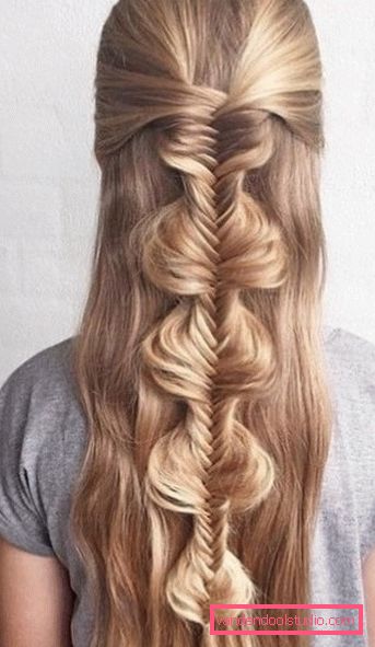 Belle trecce per ragazze Trecce intrecciate diverse per le ragazze a passi