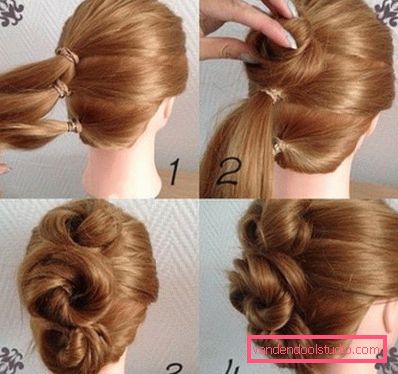 Una varietà di acconciature raccolte per capelli medi