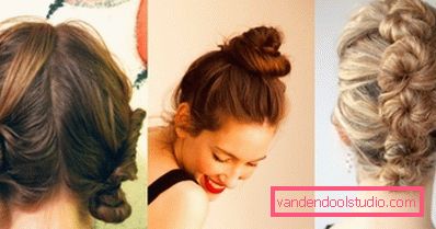 acconciature raccolte per capelli medi Una varietà di acconciature raccolte per capelli medi