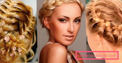 acconciature raccolte per capelli medi Una varietà di acconciature raccolte per capelli medi
