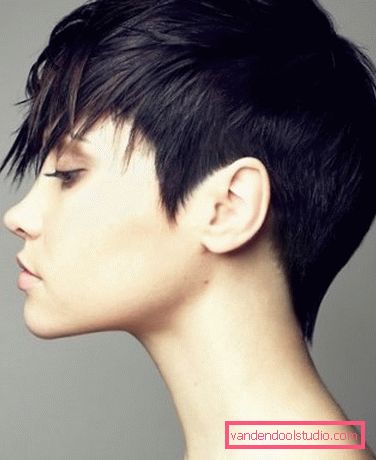 Taglio di capelli sotto il ragazzo Taglio di capelli varietà