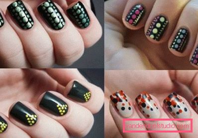 manicure con punti manicure con punti