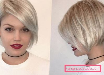 Bella colorazione di capelli corti leggeri La più bella tintura per capelli scuri e chiari