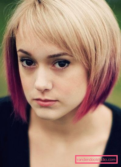 Bella colorazione di capelli corti leggeri La più bella tintura per capelli scuri e chiari