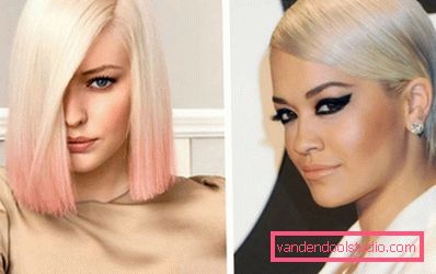 Bella colorazione di capelli corti leggeri La più bella tintura per capelli scuri e chiari