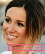 Bella colorazione dei capelli per le brune ombre La più bella tintura per capelli scuri e chiari