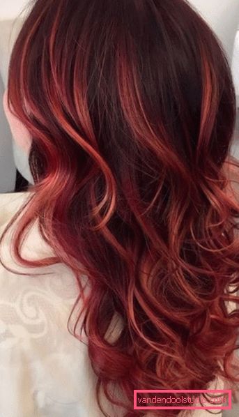 Bella colorazione dei capelli per i blajazh brune La più bella tintura per capelli scuri e chiari