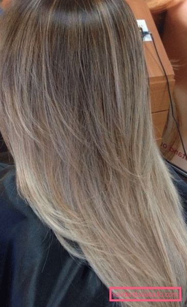 Bellissimi capelli colorazione shatush La più bella tintura per capelli scuri e chiari