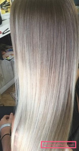 Bellissimi capelli colorazione shatush La più bella tintura per capelli scuri e chiari
