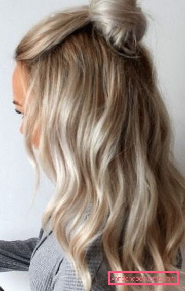 Bellissimi capelli colorazione shatush La più bella tintura per capelli scuri e chiari