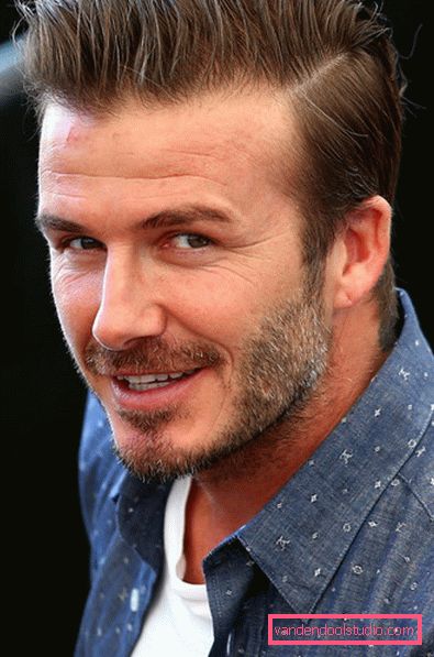 Le acconciature più alla moda di David Beckham