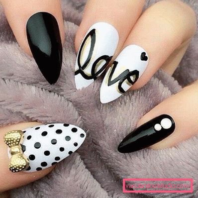 Manicure bianca alla moda