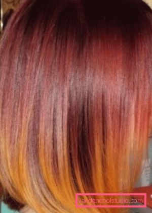 tintura alla moda sulla macchina La tintura più alla moda per tagliare i capelli per capelli scuri e biondi