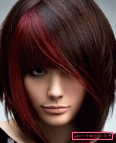 tintura alla moda sulla macchina La tintura più alla moda per tagliare i capelli per capelli scuri e biondi