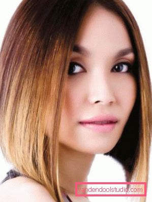 tintura alla moda sulla macchina La tintura più alla moda per tagliare i capelli per capelli scuri e biondi