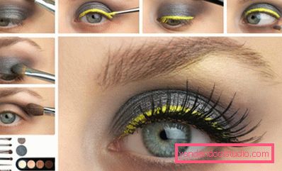 trucco con freccia gialla trucco con freccia gialla