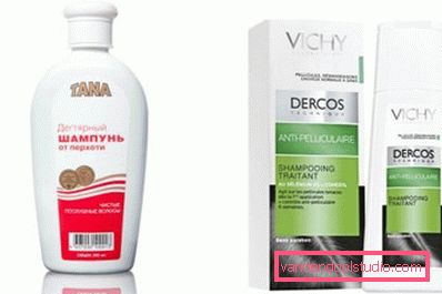 shampoo per forfora di catrame e Vichy-Derkos shampoo per forfora di catrame e Vichy-Derkos