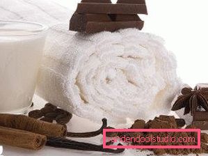 cioccolato e asciugamano cioccolato e asciugamano