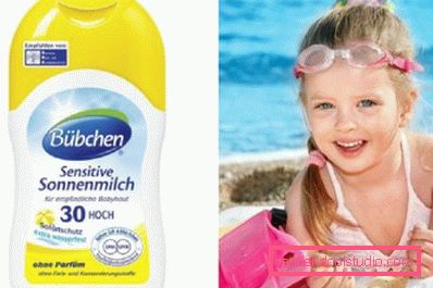 Bubchen per l'abbronzatura dei bambini Bubchen per l'abbronzatura dei bambini