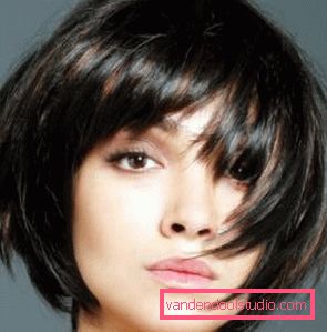 Tagli di capelli corti per ragazze - quadrati Eleganti tagli di capelli corti per ragazze 2019