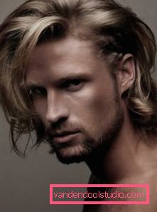 Taglio di capelli maschile elegante per capelli lunghi Ritagli di capelli eleganti da uomo 2019