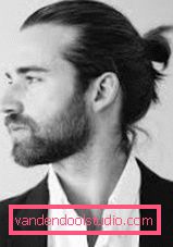Taglio di capelli maschile elegante per capelli lunghi Ritagli di capelli eleganti da uomo 2019
