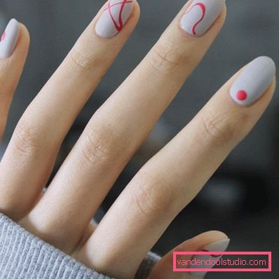 Elegante manicure grigio 2019-2020