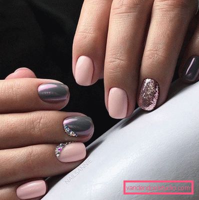 Elegante manicure grigio 2019-2020