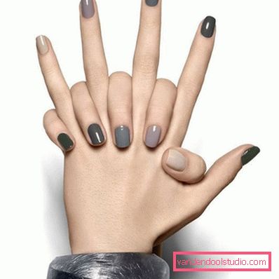 Elegante manicure grigio 2019-2020