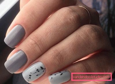 Elegante manicure grigio 2019-2020