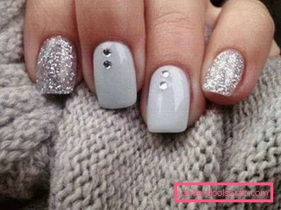 Elegante manicure grigio 2019-2020
