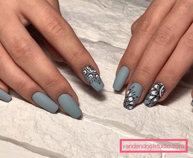 Elegante manicure grigio 2019-2020