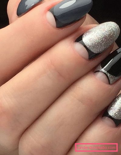 Elegante manicure grigio 2019-2020