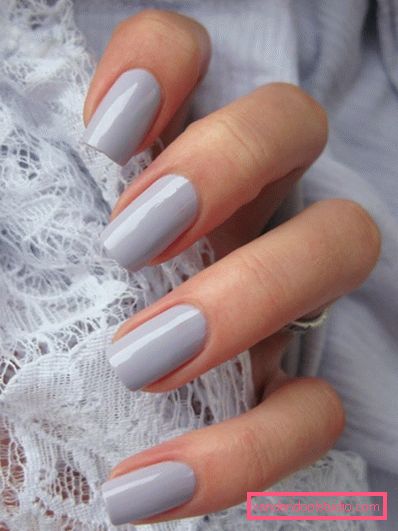 Elegante manicure grigio 2019-2020