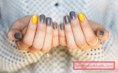 Elegante manicure grigio 2019-2020