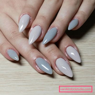 Elegante manicure grigio 2019-2020
