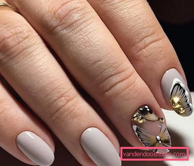 Elegante manicure grigio 2019-2020