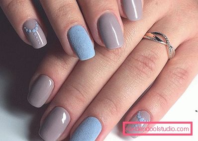 Elegante manicure grigio 2019-2020