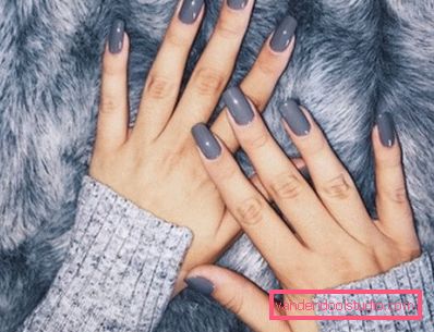 Elegante manicure grigio 2019-2020