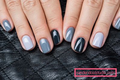 Elegante manicure grigio 2019-2020