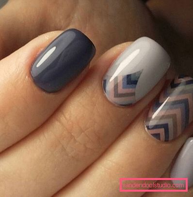 Elegante manicure grigio 2019-2020