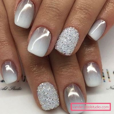 Elegante manicure grigio 2019-2020