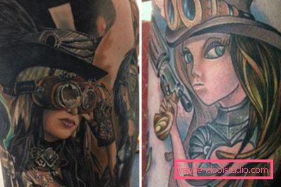 Immagini di ragazze nello stile di steampunk Immagini di ragazze nello stile di steampunk